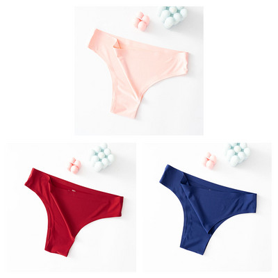 Ženske gaćice Donje rublje Fitness Sport Bešavne T-leđa Seksi niskog struka Ice Svila Za žene Tange Donje rublje Plus Veličina XXL G-string