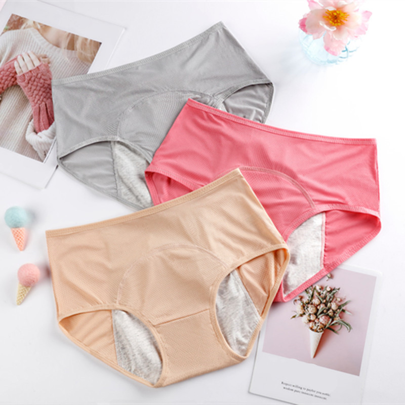 Menstrualne gaćice otporne na curenje, unutarnja dijafragma, brzo upijanje vode, širenje međunožja, prozračne fiziološke hlače veće veličine L-6XL