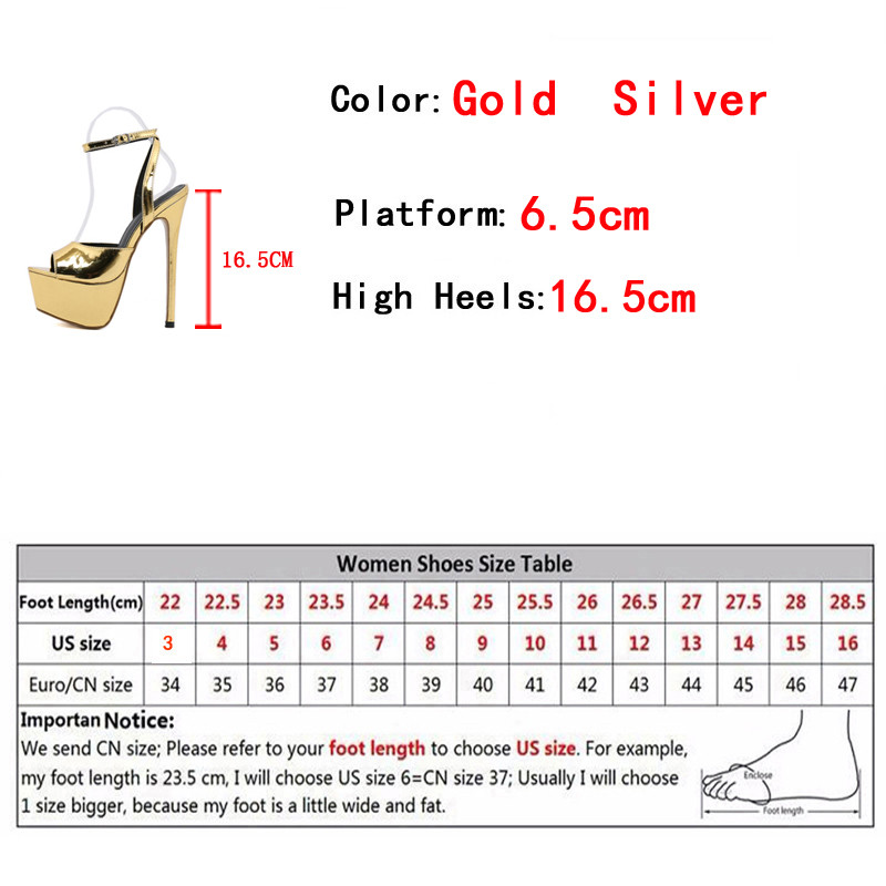 Liyke Summer Sexy Peep Toe 16,5 cm Äärmiselt kõrged kontsad Stripper Pole Dance Platform Kingad Naiste pahkluu rihm Kuldsed sandaalid pumbad
