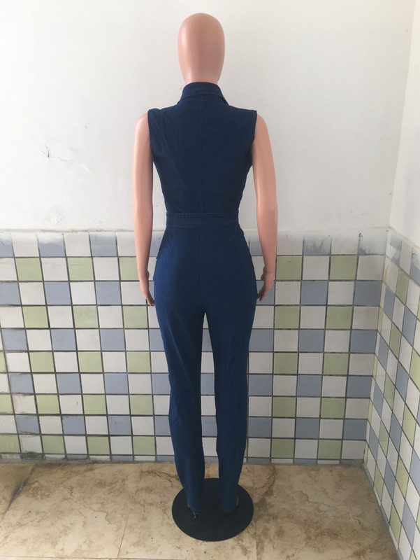 Poderane traperice, ležerne hlače, seksi ženske kombinezone s otvorenim ovratnikom, traper olovka, kombinezoni