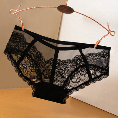 Giczi Chiloți sexy pentru femei Lenjerie erotică Tentație Lenjerie transparentă Slip pentru fete Slip din fire din dantelă Reducere