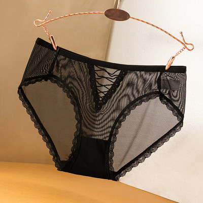 Giczi Chiloți sexy pentru femei Lenjerie erotică Tentație Lenjerie transparentă Slip pentru fete Slip din fire din dantelă Reducere