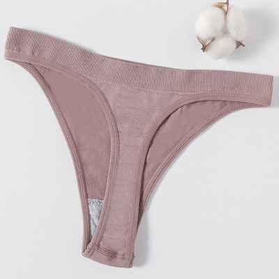 Ženske bešavne gaćice Seksi gaćice s visokim nogavicama Ženske gaćice Tange Mekano donje rublje Gaćice niskog struka Donje rublje
