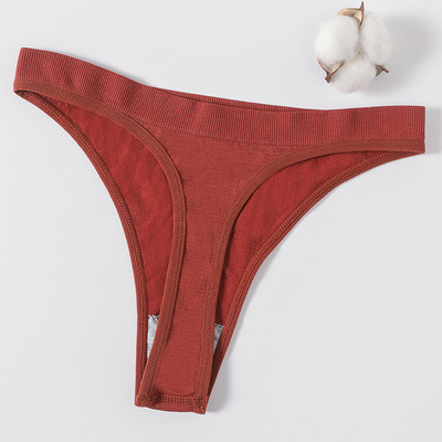 Ženske bešavne gaćice Seksi gaćice s visokim nogavicama Ženske gaćice Tange Mekano donje rublje Gaćice niskog struka Donje rublje