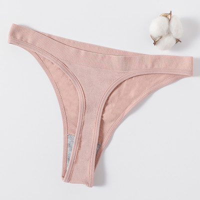 Ženske bešavne gaćice Seksi gaćice s visokim nogavicama Ženske gaćice Tange Mekano donje rublje Gaćice niskog struka Donje rublje