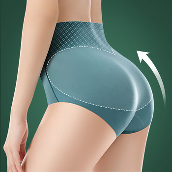 2023 Νέο εσώρουχο Ice Silk χωρίς ραφές Ψηλόμεση ίσια κοιλιά Γυναικεία εσώρουχα με έντονο σχήμα σώματος 3D άνετο σλιπ L-XXL