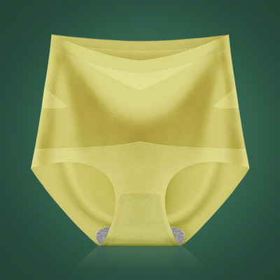 2023 Chiloți fără sudură din mătase de gheață Chiloți de damă cu talie înaltă cu burtă plată Pantaloni puternici pentru modelarea corpului Slip 3D confortabili L-XXL