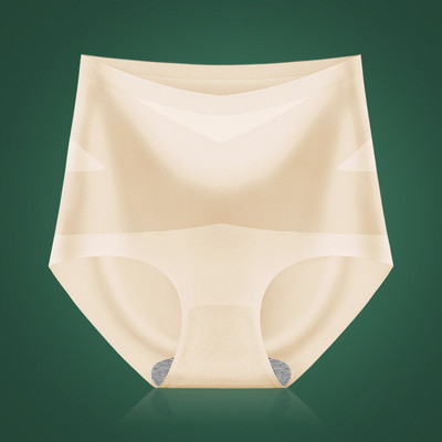 2023 Chiloți fără sudură din mătase de gheață Chiloți de damă cu talie înaltă cu burtă plată Pantaloni puternici pentru modelarea corpului Slip 3D confortabili L-XXL