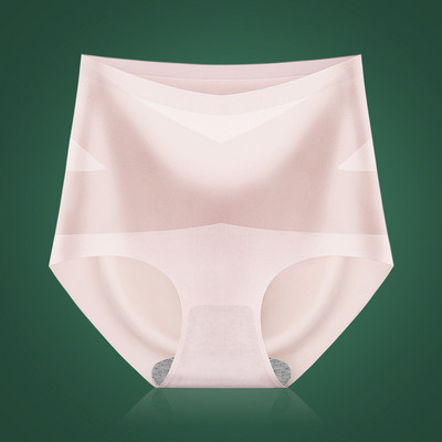 2023 Chiloți fără sudură din mătase de gheață Chiloți de damă cu talie înaltă cu burtă plată Pantaloni puternici pentru modelarea corpului Slip 3D confortabili L-XXL