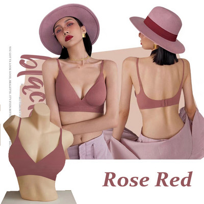 Ženski seksi bešavni grudnjaci Grudnjak s dubokim V izrezom Seksi donje rublje s naramenicama Push up donje rublje Bežični grudnjak za žene