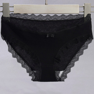 1Gb Sieviešu kokvilnas apakšbikses Seksīga mežģīņu apakšveļa Sieviešu mīksta apakšveļa meitenēm Sieviešu apakšbikses Biksītes Sieviešu biksītes