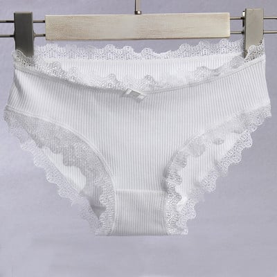 1Gb Sieviešu kokvilnas apakšbikses Seksīga mežģīņu apakšveļa Sieviešu mīksta apakšveļa meitenēm Sieviešu apakšbikses Biksītes Sieviešu biksītes
