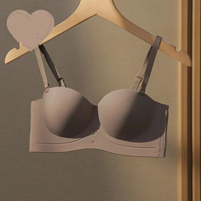 Seksi push-up donje rublje bez naramenica Bez čeličnog prstena Prekrasna zatvorena leđa, grudi, udoban prozračni ženski grudnjak