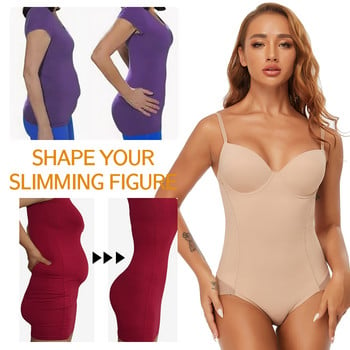 Γυναικεία Shapewear Bodysuits Waist Trainer Γιλέκο Slim Ολόσωμο Shaper Ενσωματωμένο Σουτιέν Μπλούζες καμισόλες Tummy Control Εσώρουχα αδυνατίσματος