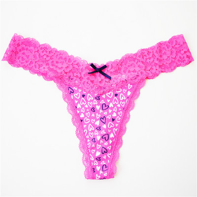 Voplidia 2XL Lenjerie de corp din bumbac de dimensiuni mari pentru femei Chiloți sexy Thong și G Strings Femei fără sudură Dantela Tanga Lenjerie hipster