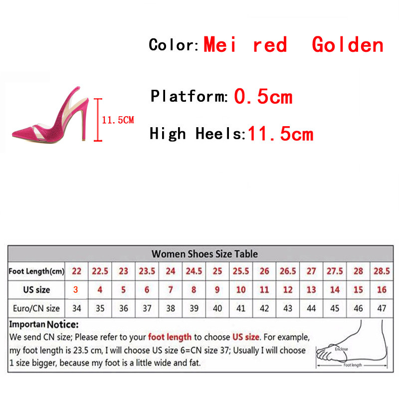 Liyke ženske sandale sa šiljatim prstima, kristalno prozirne ženske cipele na tanku visoku petu, jednobojne seksi ženske ljetne cipele na štiklu