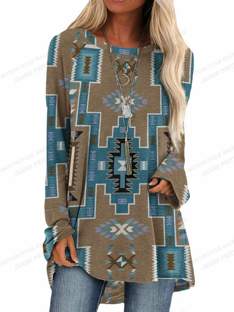 Ženska majica kratkih rukava s 3d printom vuka Ženske modne majice s životinjama Ležerne majice s dugim rukavima Vintage majice širokih majica sova