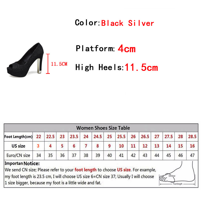 Liyke Proljeće Ljeto Platnene platforme sa šljokicama Ženske salonke Seksi cipele s visokim potpeticama s otvorenim prstima Vjenčane banketne cipele Escarpins Femme