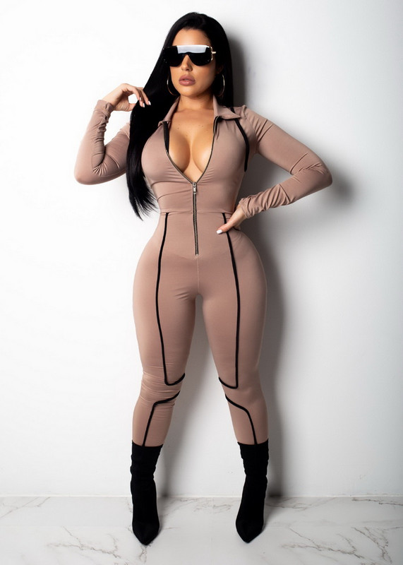 OKAYOASIS Besplatna dostava Seksi ženski kombinezon s O-izrezom, ležerni zimski kombinezon Elegantne hlače za zabavu