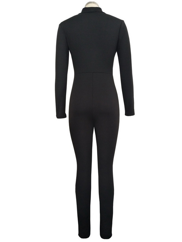 OKAYOASIS Besplatna dostava Seksi ženski kombinezon s O-izrezom, ležerni zimski kombinezon Elegantne hlače za zabavu