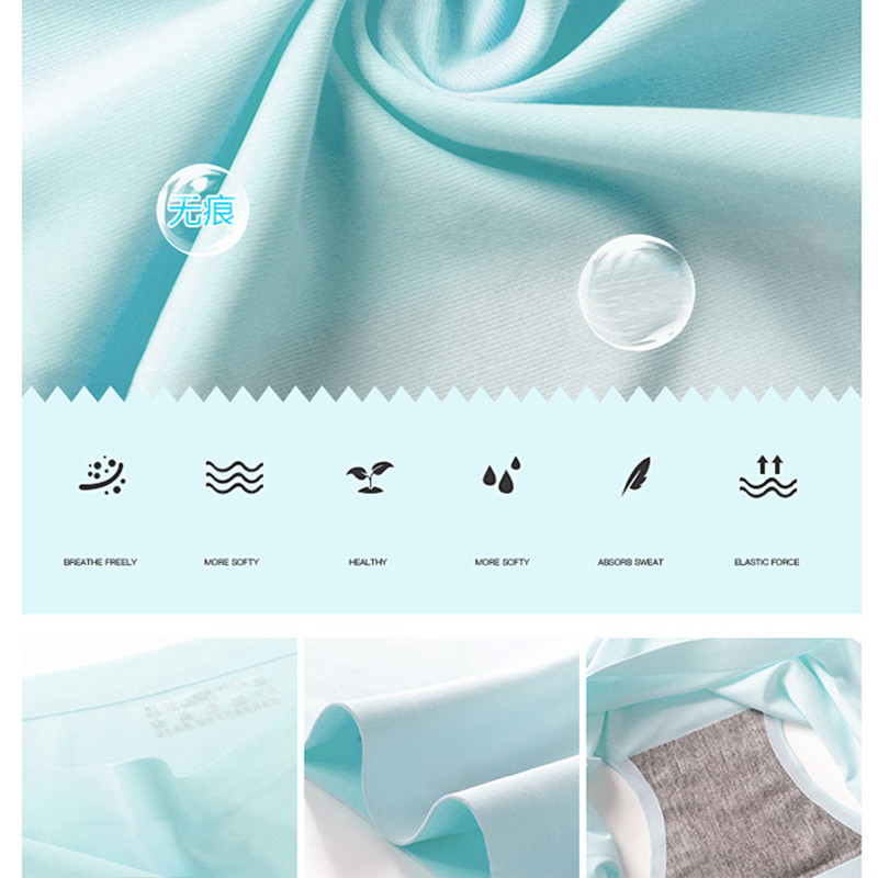 BZEL 3kom/lot Seksi ženski komplet bešavnih gaćica Donje rublje Udobne gaćice niskog struka Ženske jednobojne gaćice Ženska intimna odjeća Tanga