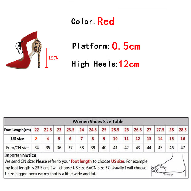 Liyke 2023 Nové sexy červené špicaté špičky so šnurovaním na vysokých podpätkoch Dámske sandále s remienkom vzadu, letné párty, plesové topánky s leopardím vzorom a lodičky