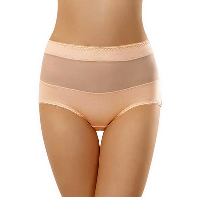 Push Up ženske pamučne seksi gaćice visokog struka s podizanjem bokova Visokoelastične mrežaste bešavne čipke Trokutasto donje rublje Žensko veće veličine