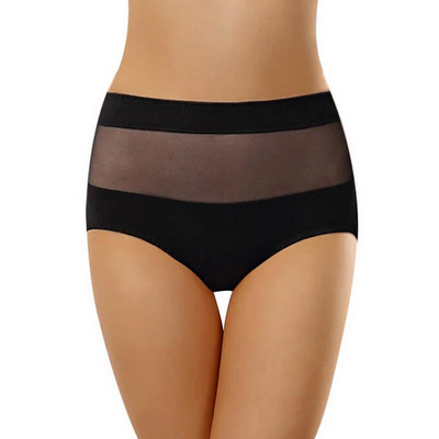 Push Up ženske pamučne seksi gaćice visokog struka s podizanjem bokova Visokoelastične mrežaste bešavne čipke Trokutasto donje rublje Žensko veće veličine