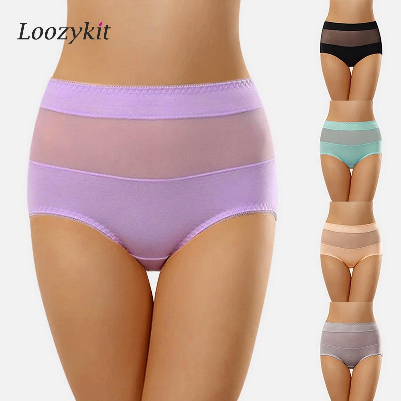 Push Up ženske pamučne seksi gaćice visokog struka s podizanjem bokova Visokoelastične mrežaste bešavne čipke Trokutasto donje rublje Žensko veće veličine