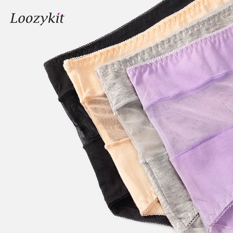 Push Up ženske pamučne seksi gaćice visokog struka s podizanjem bokova Visokoelastične mrežaste bešavne čipke Trokutasto donje rublje Žensko veće veličine