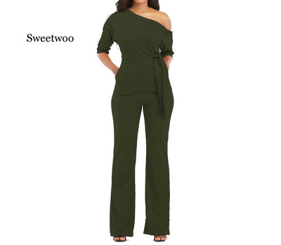 Ljetni kombinezon širokih nogavica veće veličine Ženske hlače uz tijelo Ženski kombinezoni Body Ženski večernji kombinezon Kombinezon Body