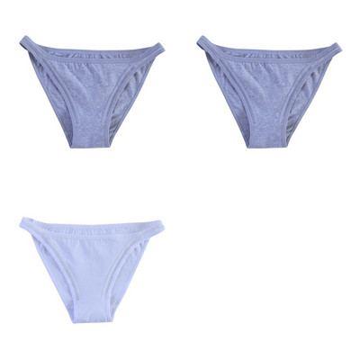 3 ks bavlnené bezšvové nohavičky dámske nohavičky s nízkym pásom, spodná bielizeň, pohodlné duté nohavičky, sexy spodná bielizeň, veľkosť M-XL