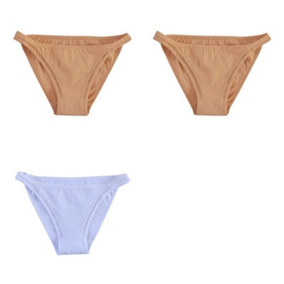 3 ks bavlnené bezšvové nohavičky dámske nohavičky s nízkym pásom, spodná bielizeň, pohodlné duté nohavičky, sexy spodná bielizeň, veľkosť M-XL