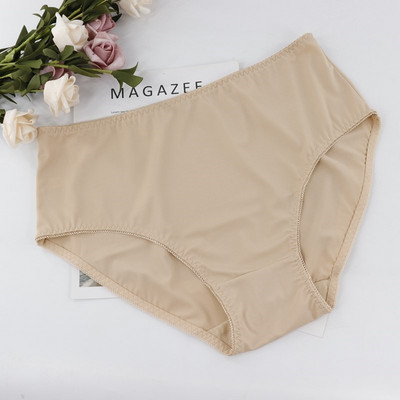 Trufeeling XL-6XL velike ženske bešavne gaćice sa spandeksom jednobojne, ultra tanke gaćice od ledene svile, donje rublje velikih veličina