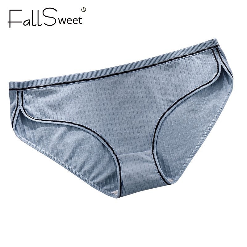 FallSweet 3 buc/pachet! Chiloți Bumbac pentru Femei Slip Moale Marime Plus Lenjerie Sexy Lenjerie Fată Femei