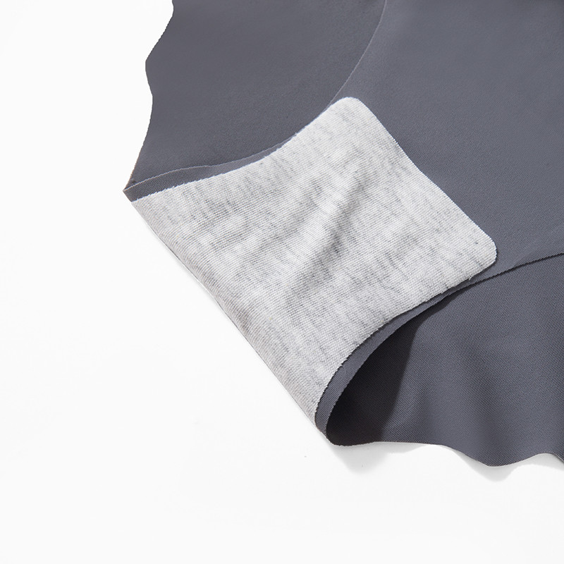 Augstas sieviešu apakšbiksītes Ledus zīda bezšuvju liela izmēra sieviešu apakšveļa viļņotas malas, mīkstas gurnus paceļamas sieviešu biksītes ķermeņa formas veļa