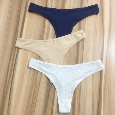 3 kusy/balenie M-XXL dámske tangá, veľká veľkosť, bavlnené spodné prádlo, dámske spodné prádlo, ženské tangá, ženské dievčenské nohavičky