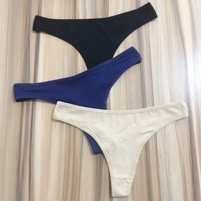 3 kusy/balenie M-XXL dámske tangá, veľká veľkosť, bavlnené spodné prádlo, dámske spodné prádlo, ženské tangá, ženské dievčenské nohavičky