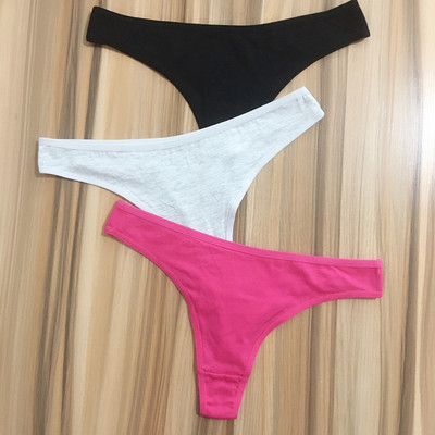 3 kusy/balenie M-XXL dámske tangá, veľká veľkosť, bavlnené spodné prádlo, dámske spodné prádlo, ženské tangá, ženské dievčenské nohavičky