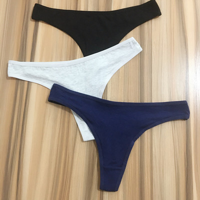 3 kusy/balenie M-XXL dámske tangá, veľká veľkosť, bavlnené spodné prádlo, dámske spodné prádlo, ženské tangá, ženské dievčenské nohavičky