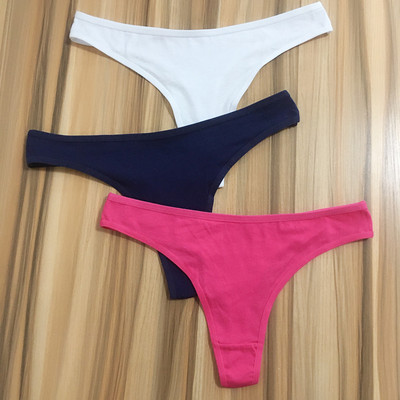 3 kusy/balenie M-XXL dámske tangá, veľká veľkosť, bavlnené spodné prádlo, dámske spodné prádlo, ženské tangá, ženské dievčenské nohavičky