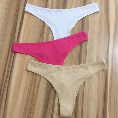 3 kusy/balenie M-XXL dámske tangá, veľká veľkosť, bavlnené spodné prádlo, dámske spodné prádlo, ženské tangá, ženské dievčenské nohavičky