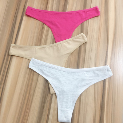 3 kusy/balenie M-XXL dámske tangá, veľká veľkosť, bavlnené spodné prádlo, dámske spodné prádlo, ženské tangá, ženské dievčenské nohavičky