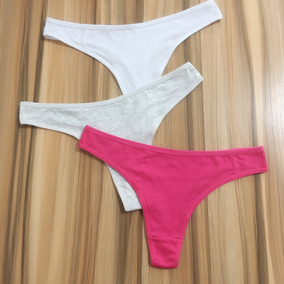 3 kusy/balenie M-XXL dámske tangá, veľká veľkosť, bavlnené spodné prádlo, dámske spodné prádlo, ženské tangá, ženské dievčenské nohavičky