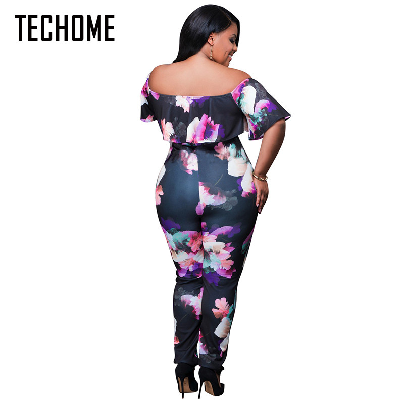 Dámsky overal TECHOME, ležérny, nový štýl, potlačený, farebný, bez ramienok, bez rukávov, bavlnený, sivý, čierny