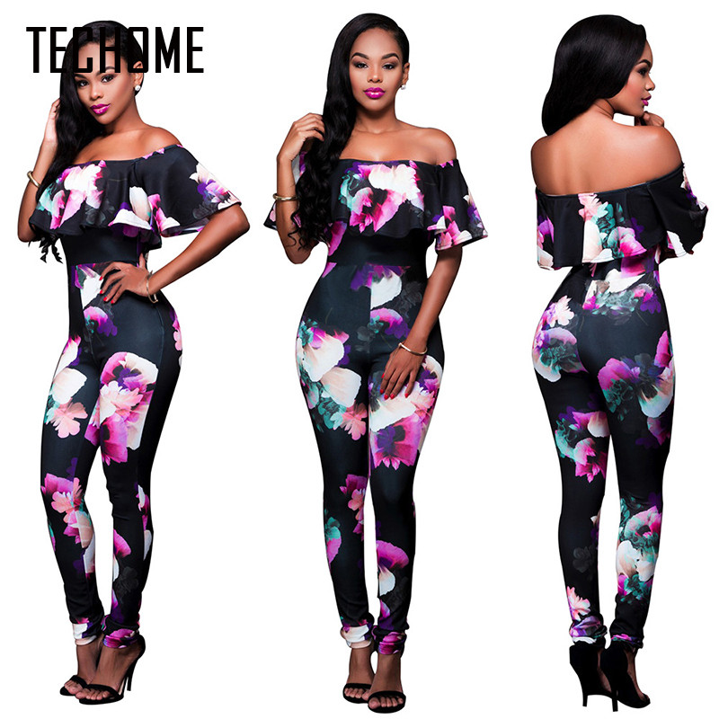 Dámsky overal TECHOME, ležérny, nový štýl, potlačený, farebný, bez ramienok, bez rukávov, bavlnený, sivý, čierny