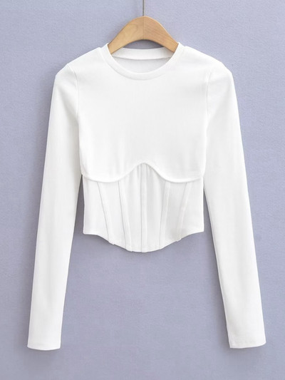 Tangada 2023. Nova ženska majica kratkih rukava s tunikom, majice dugih rukava, ženska seksi majica majica 4P162