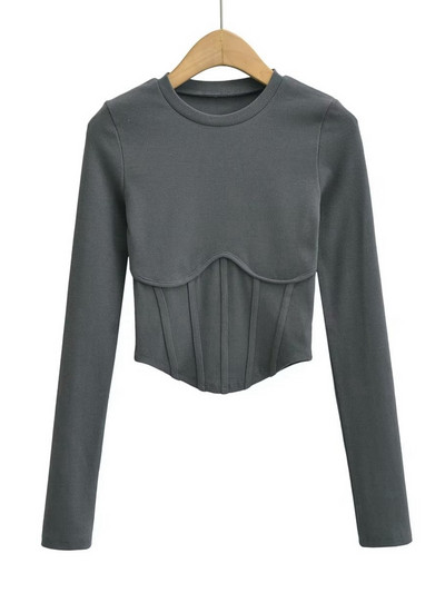 Tangada 2023. Nova ženska majica kratkih rukava s tunikom, majice dugih rukava, ženska seksi majica majica 4P162