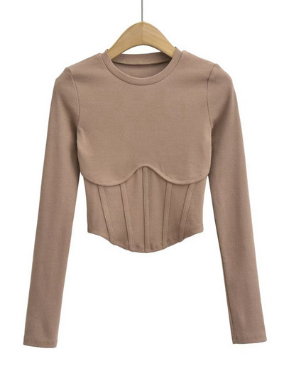 Tangada 2023. Nova ženska majica kratkih rukava s tunikom, majice dugih rukava, ženska seksi majica majica 4P162