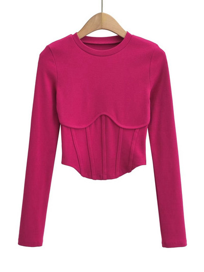 Tangada 2023. Nova ženska majica kratkih rukava s tunikom, majice dugih rukava, ženska seksi majica majica 4P162